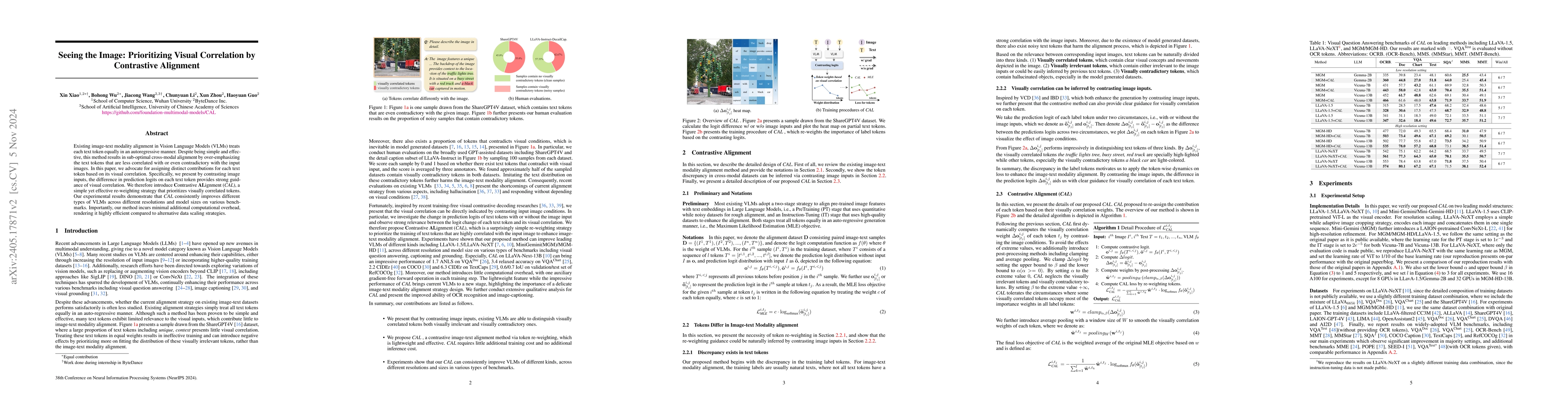 Thumbnail for Seeing the Image: Prioritizing Visual Correlation by Contrastive
  Alignment