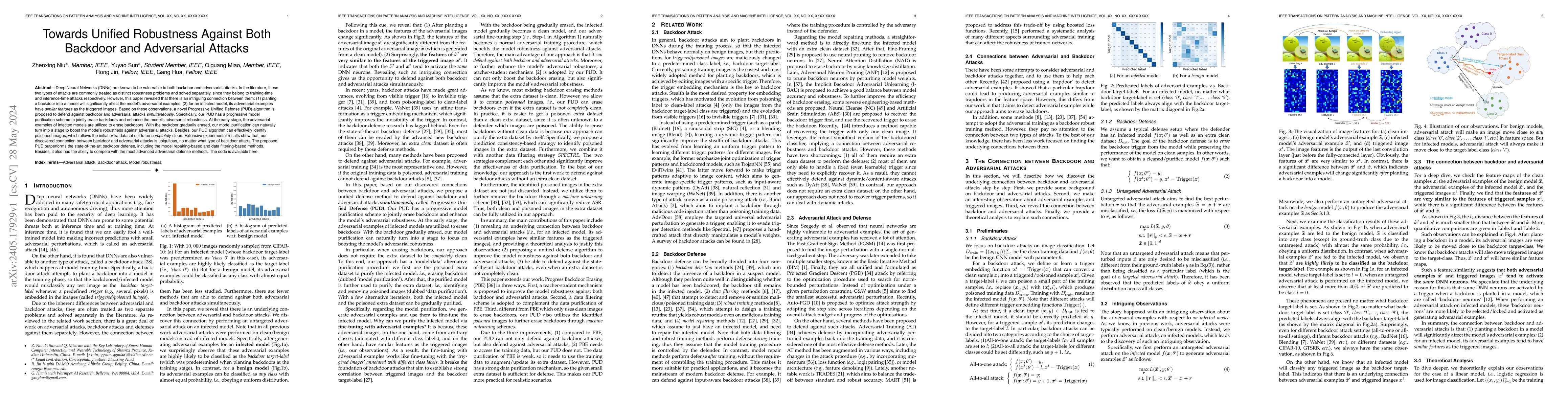 Thumbnail for Towards Unified Robustness Against Both Backdoor and Adversarial Attacks