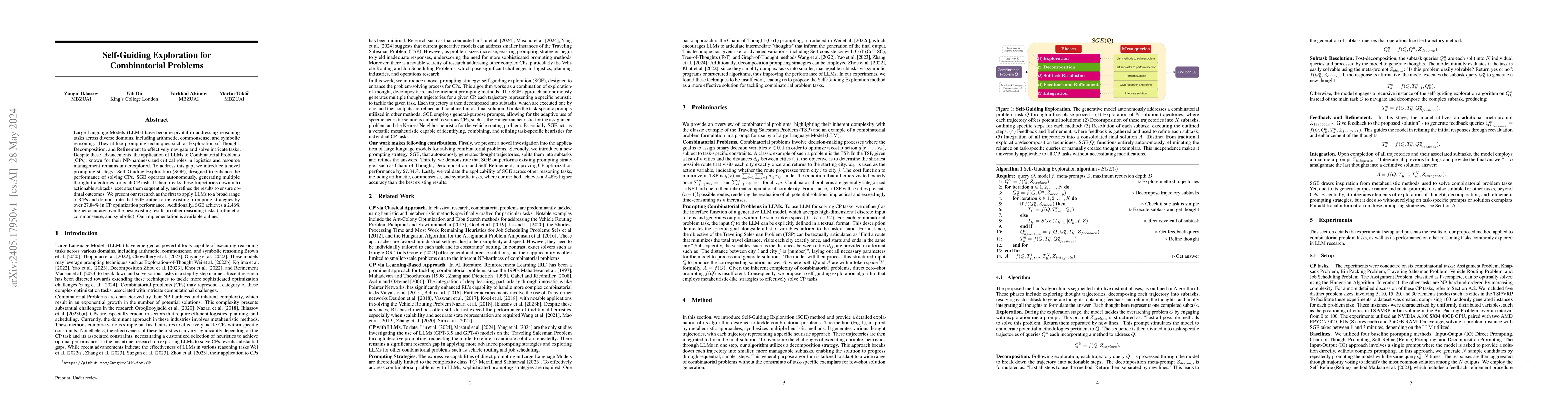 Thumbnail for Self-Guiding Exploration for Combinatorial Problems