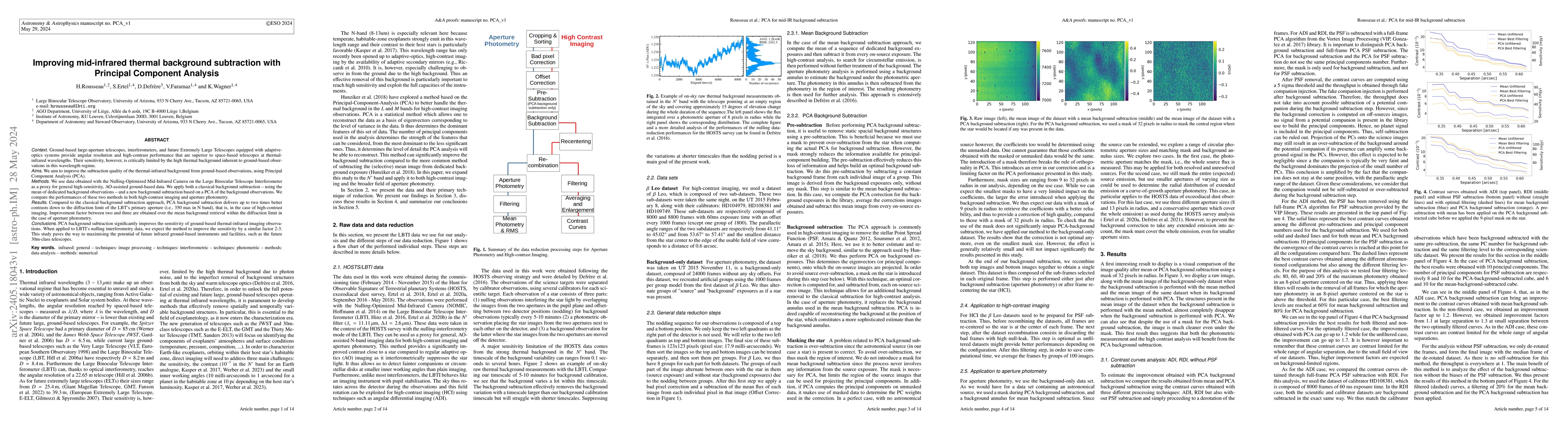 Thumbnail for Improving mid-infrared thermal background subtraction with Principal
  Component Analysis