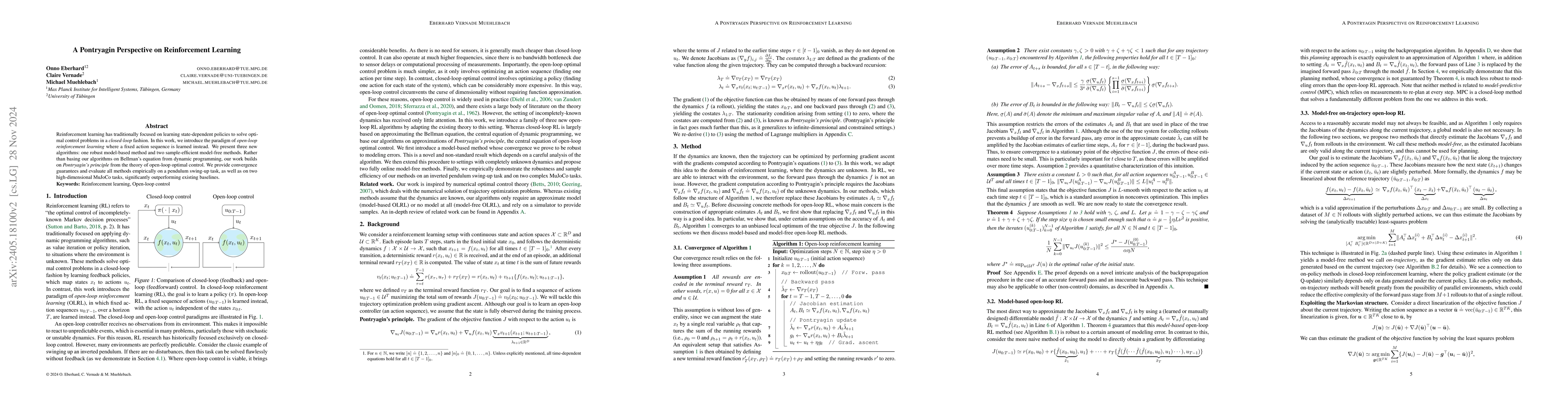 Thumbnail for A Pontryagin Perspective on Reinforcement Learning