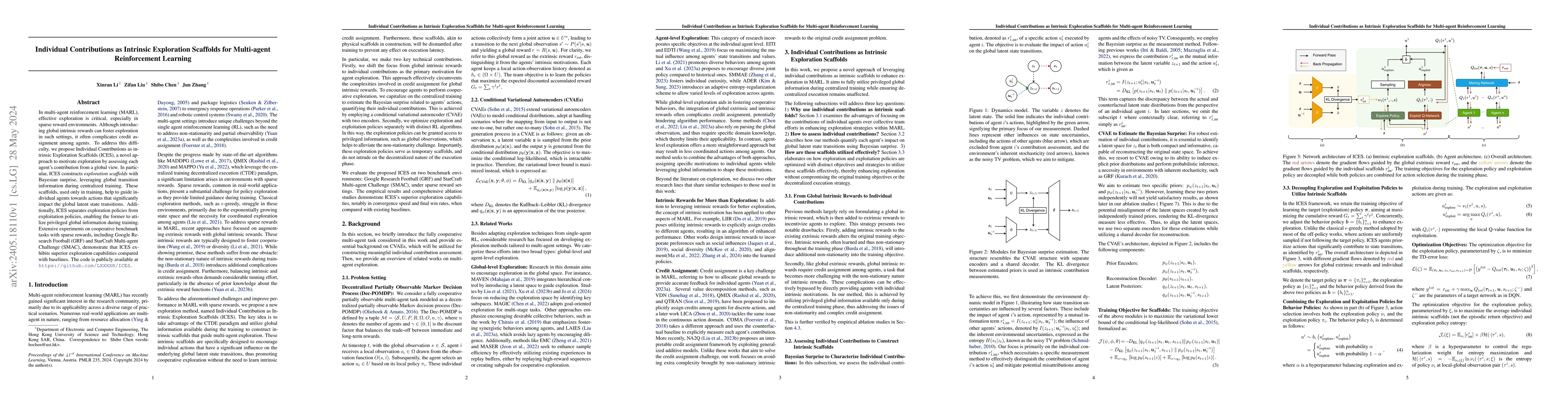 Thumbnail for Individual Contributions as Intrinsic Exploration Scaffolds for
  Multi-agent Reinforcement Learning