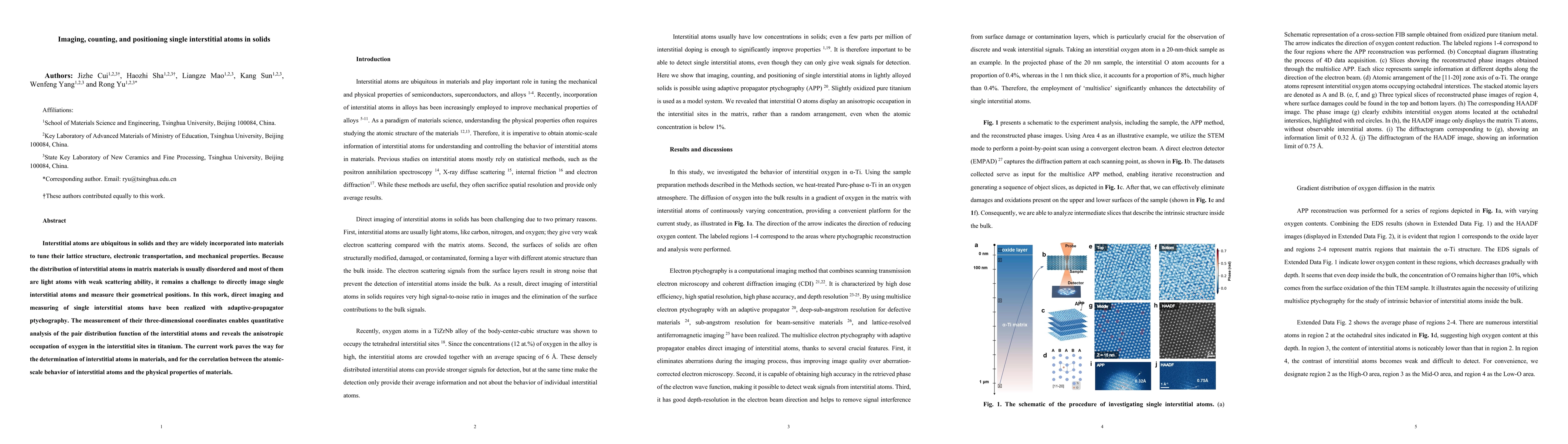 Thumbnail for Imaging, counting, and positioning single interstitial atoms in solids