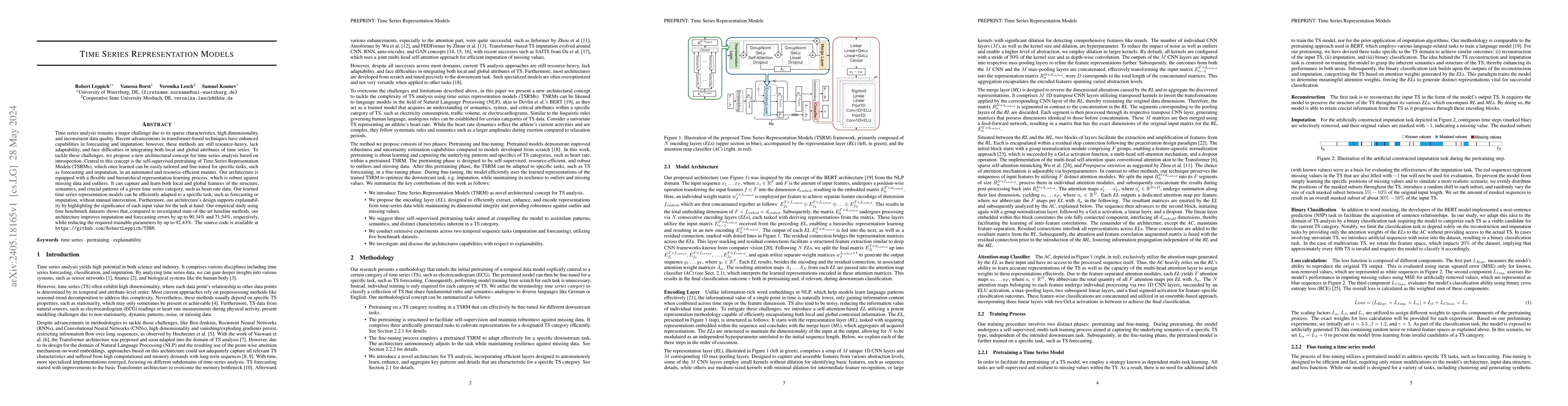 Thumbnail for Time Series Representation Models
