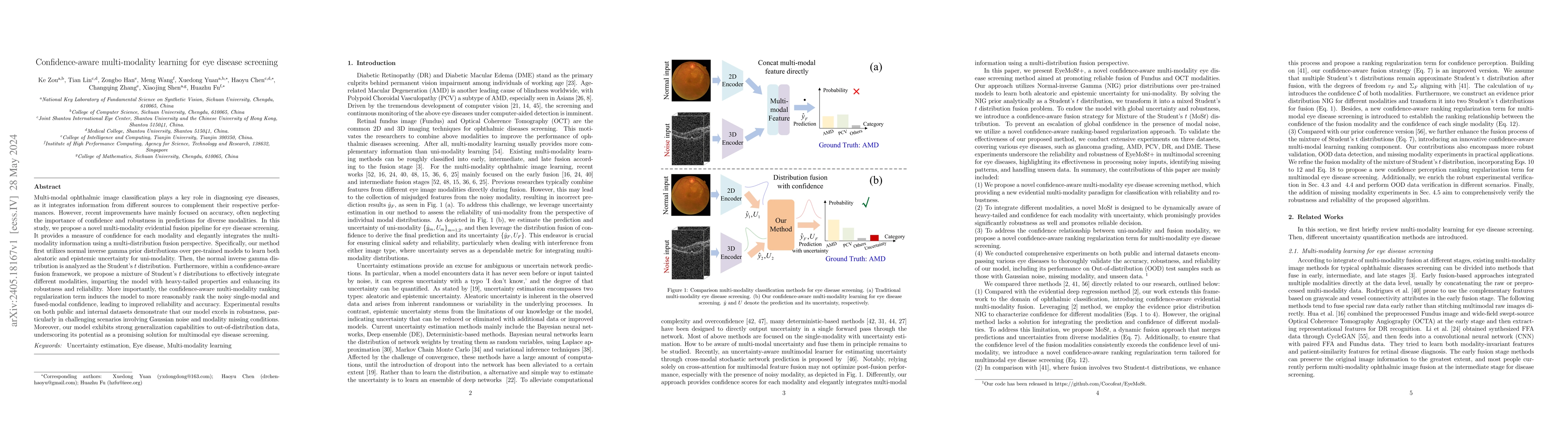 Thumbnail for Confidence-aware multi-modality learning for eye disease screening