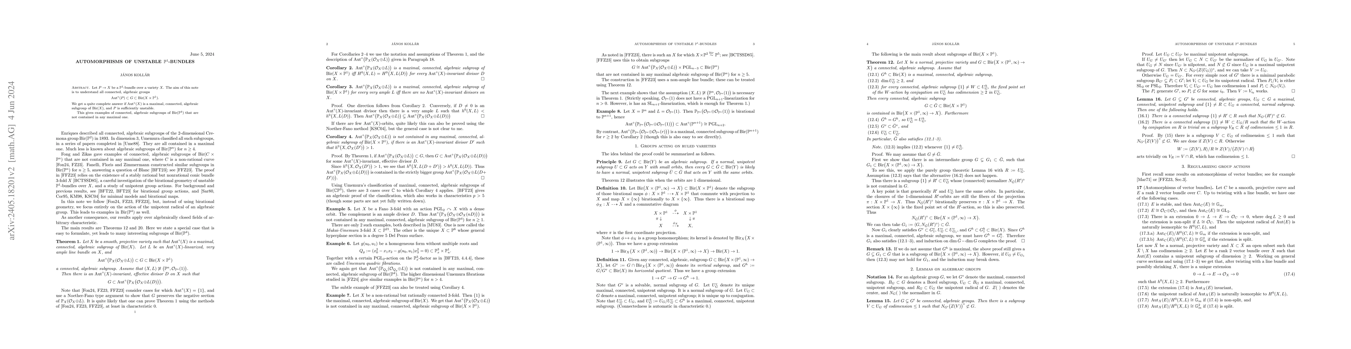 Thumbnail for Automorphisms of unstable ${\mathbb P}^1$-bundles