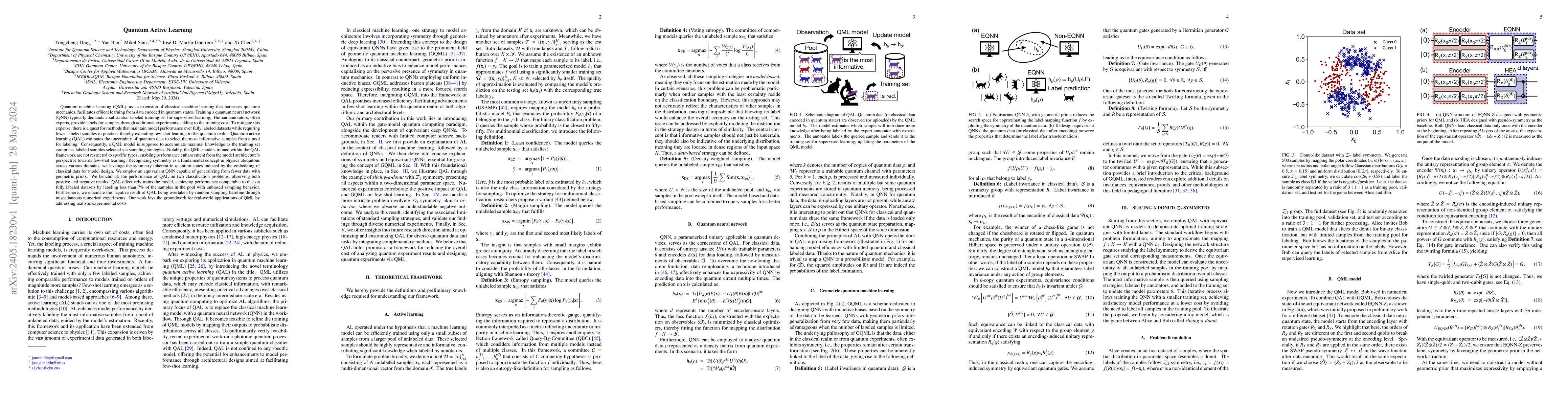 Thumbnail for Quantum Active Learning