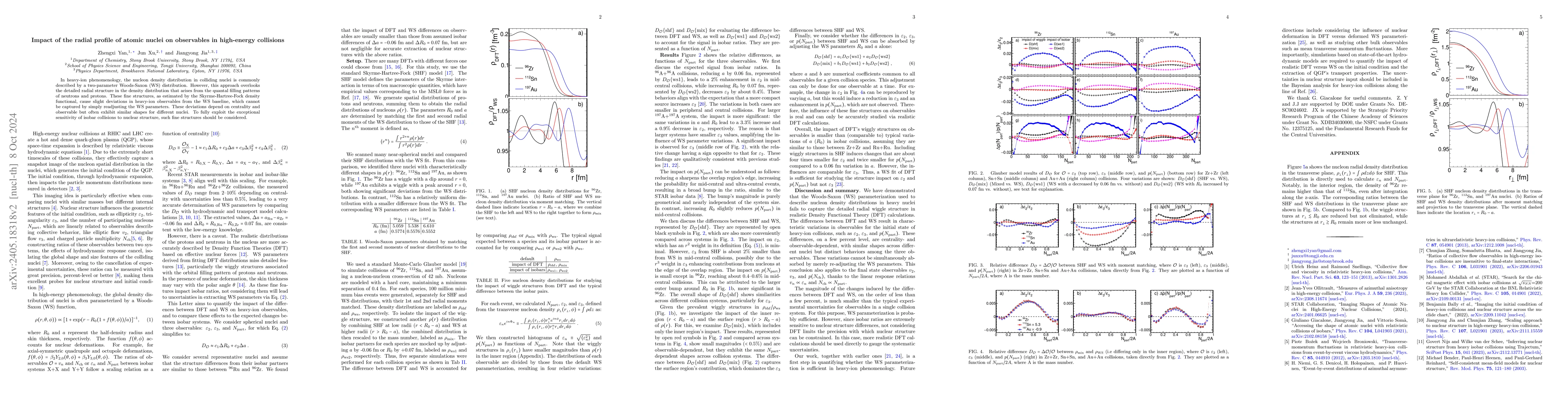 Thumbnail for Impact of the radial profile of atomic nuclei on observables in
  high-energy collisions