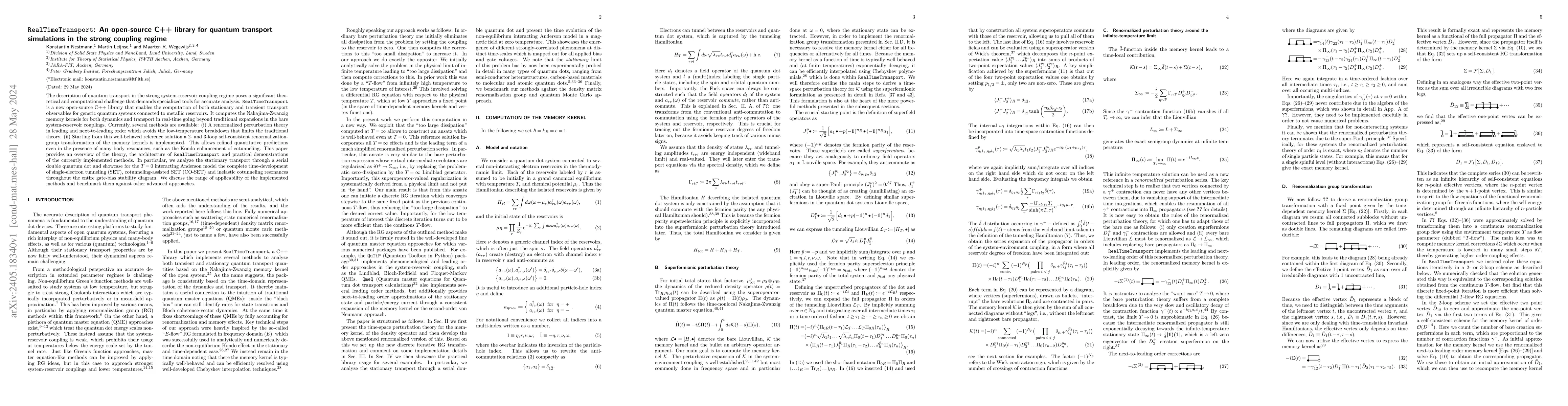 Thumbnail for RealTimeTransport: An open-source C++ library for quantum transport
  simulations in the strong coupling regime