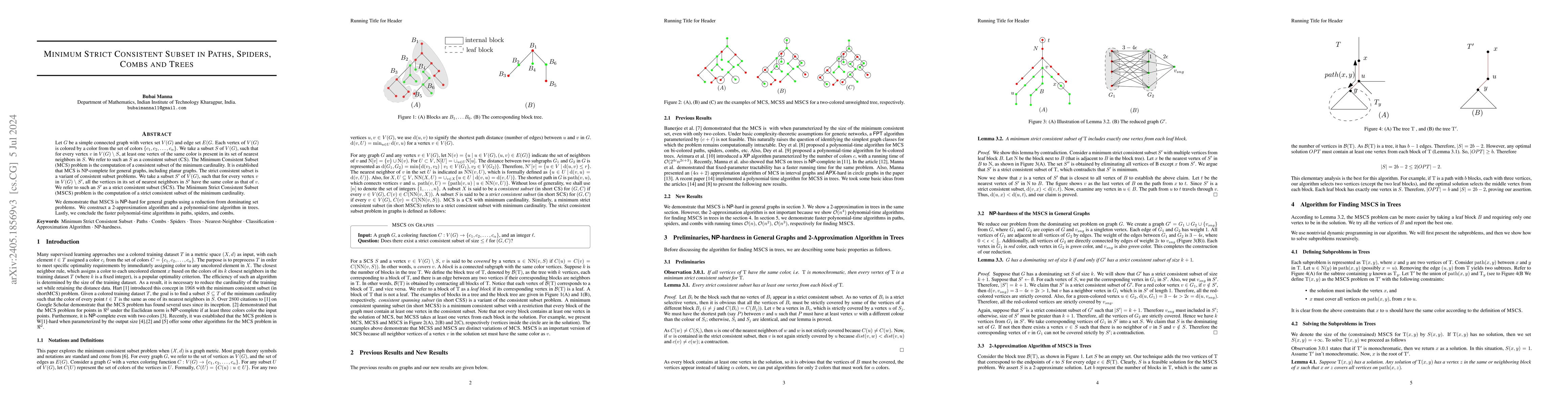 Thumbnail for Minimum Strict Consistent Subset in Paths, Spiders, Combs and Trees