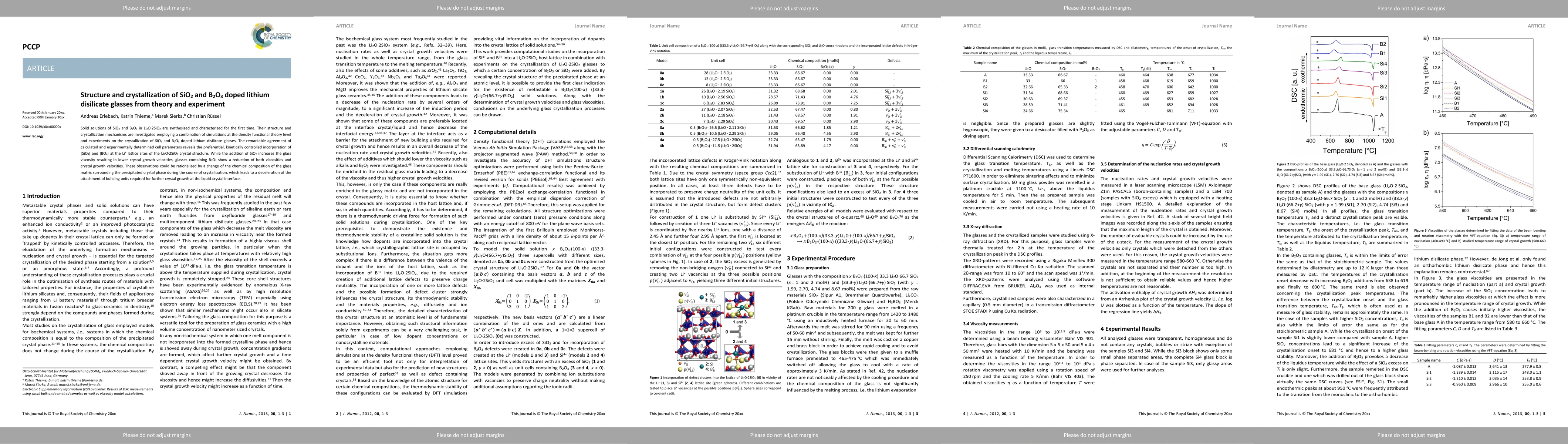 Thumbnail for Structure and crystallization of SiO2 and B2O3 doped lithium disilicate
  glasses from theory and experiment