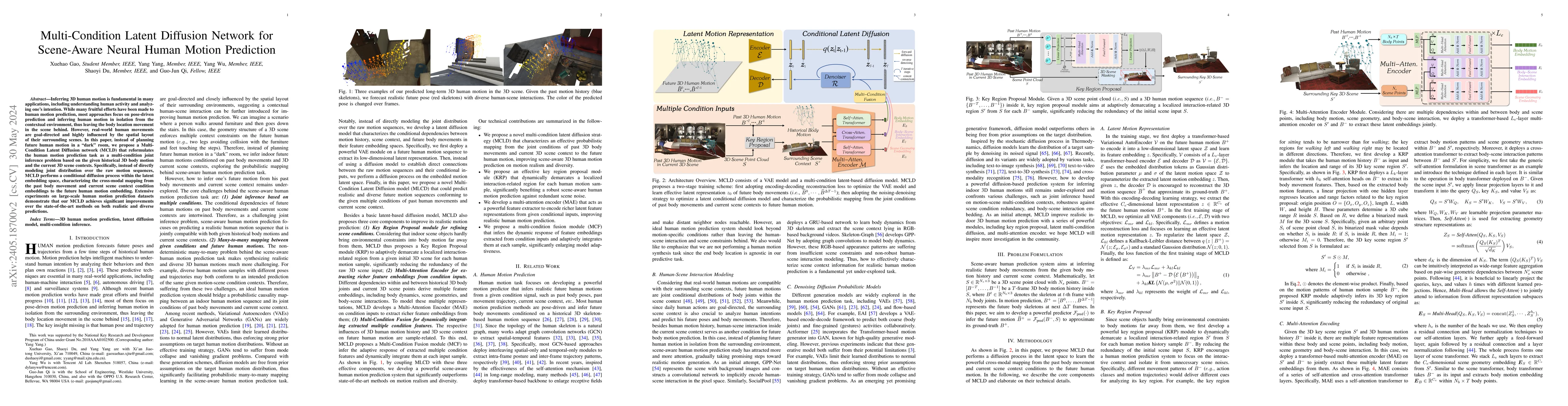 Thumbnail for Multi-Condition Latent Diffusion Network for Scene-Aware Neural Human
  Motion Prediction