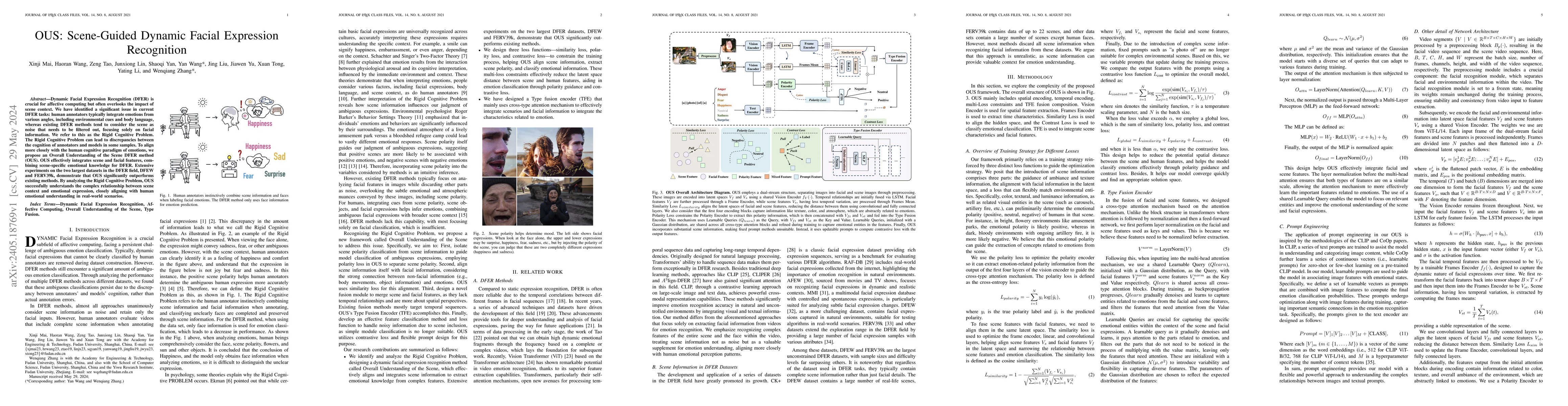 Thumbnail for OUS: Scene-Guided Dynamic Facial Expression Recognition