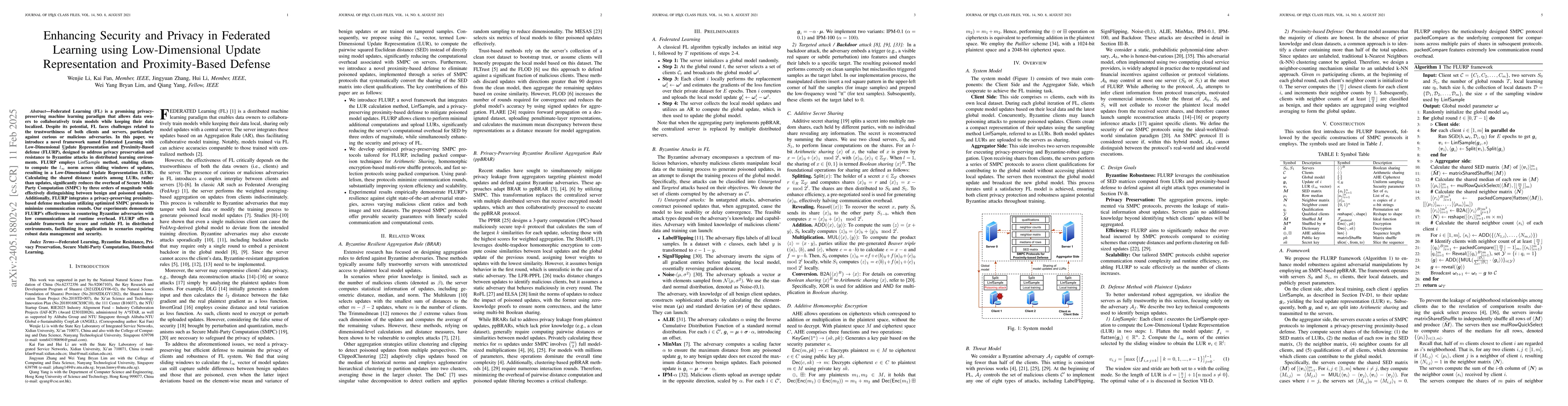 Thumbnail for Enhancing Security and Privacy in Federated Learning using Update
  Digests and Voting-Based Defense
