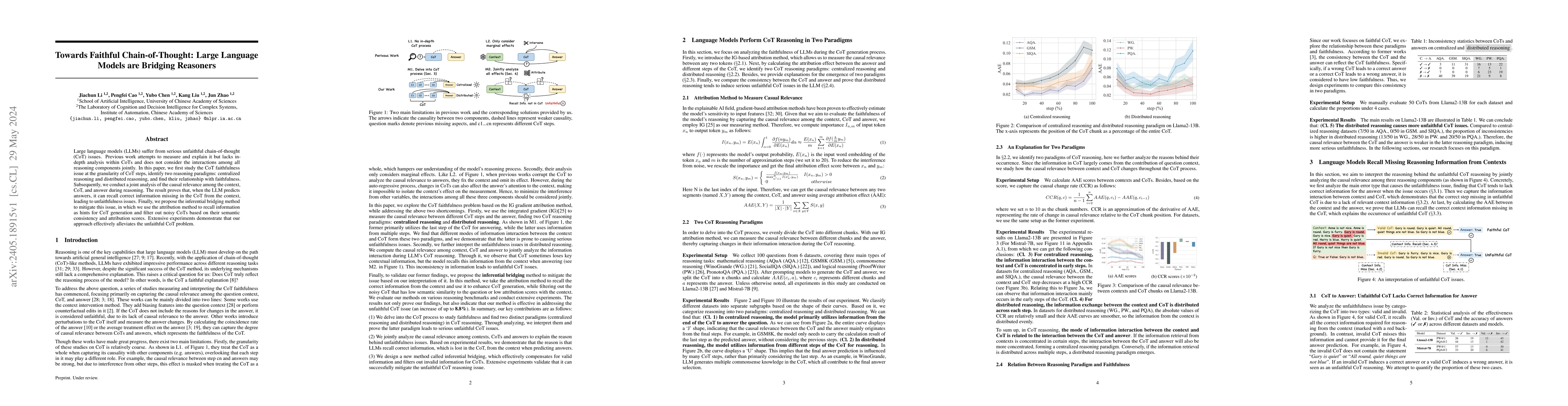 Thumbnail for Towards Faithful Chain-of-Thought: Large Language Models are Bridging
  Reasoners