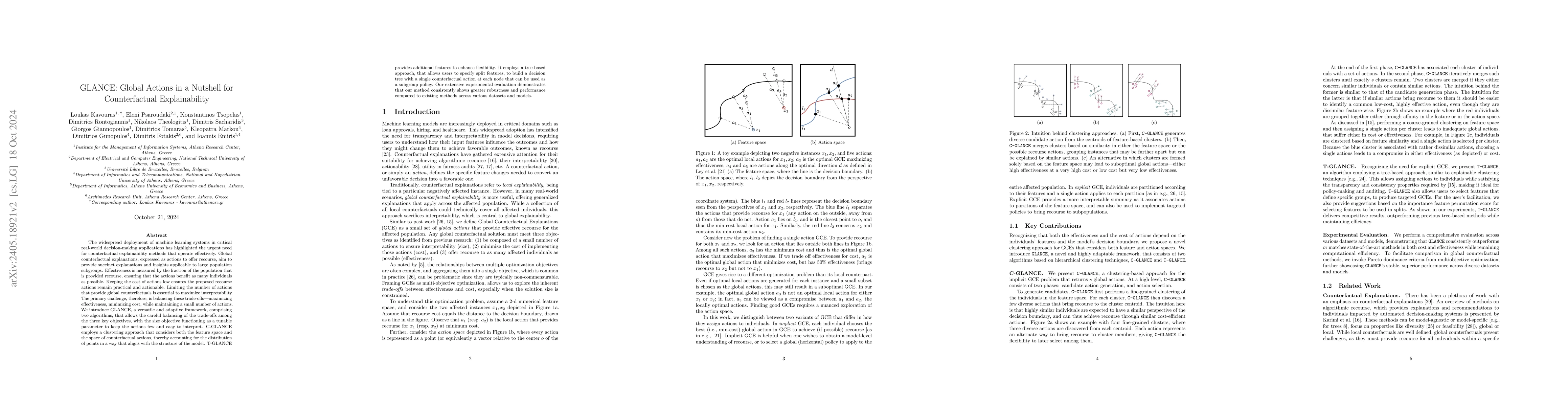 Thumbnail for GLANCE: Global Actions in a Nutshell for Counterfactual Explainability