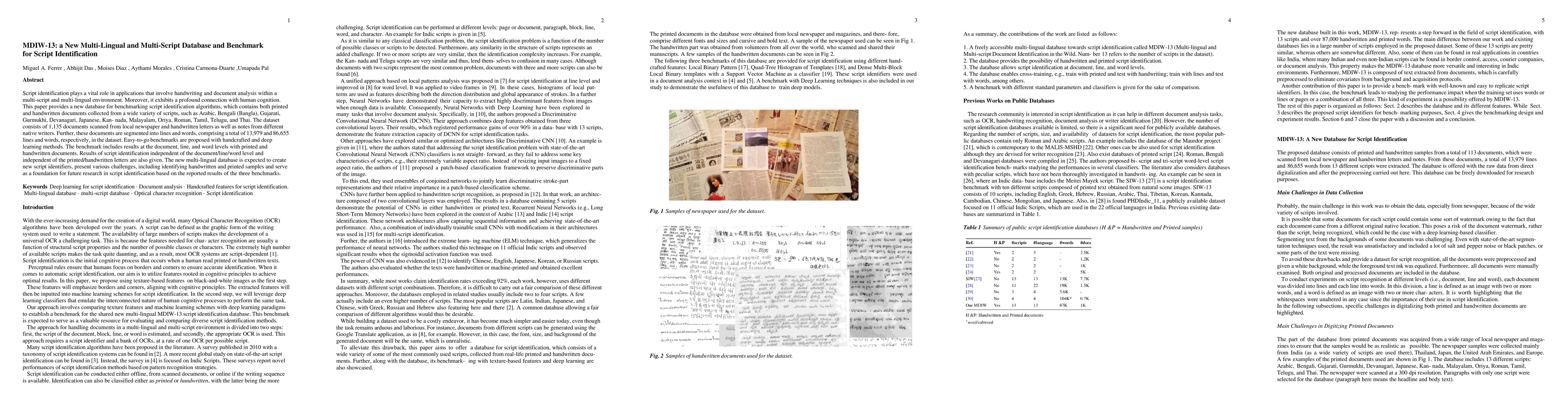 Thumbnail for MDIW-13: a New Multi-Lingual and Multi-Script Database and Benchmark for
  Script Identification