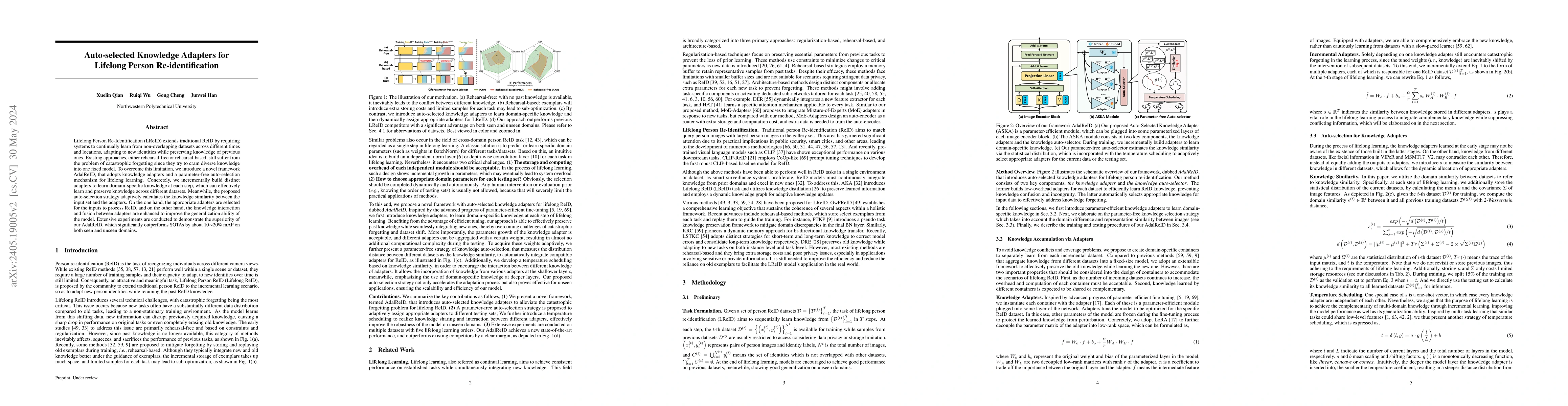 Thumbnail for Auto-selected Knowledge Adapters for Lifelong Person Re-identification