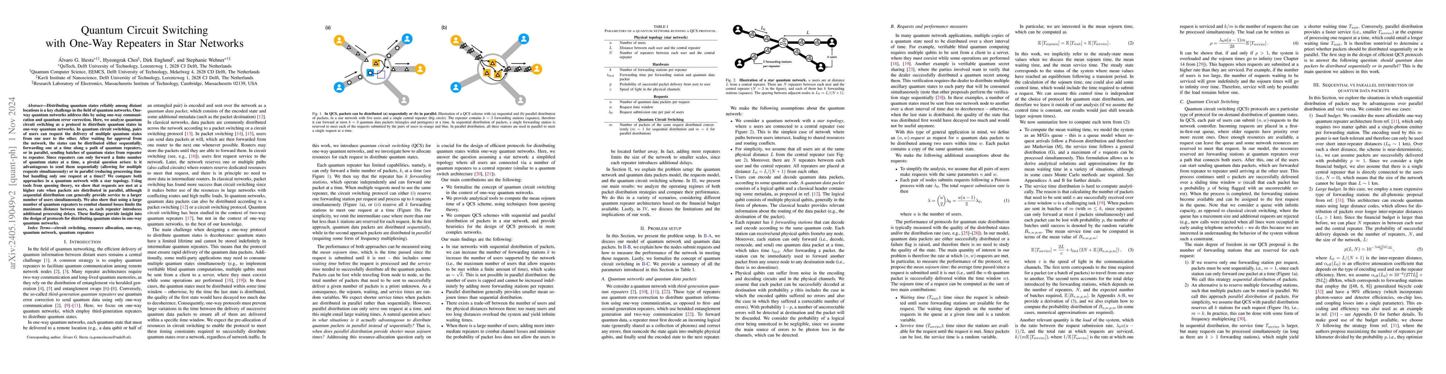 Thumbnail for Quantum Circuit Switching with One-Way Repeaters in Star Networks