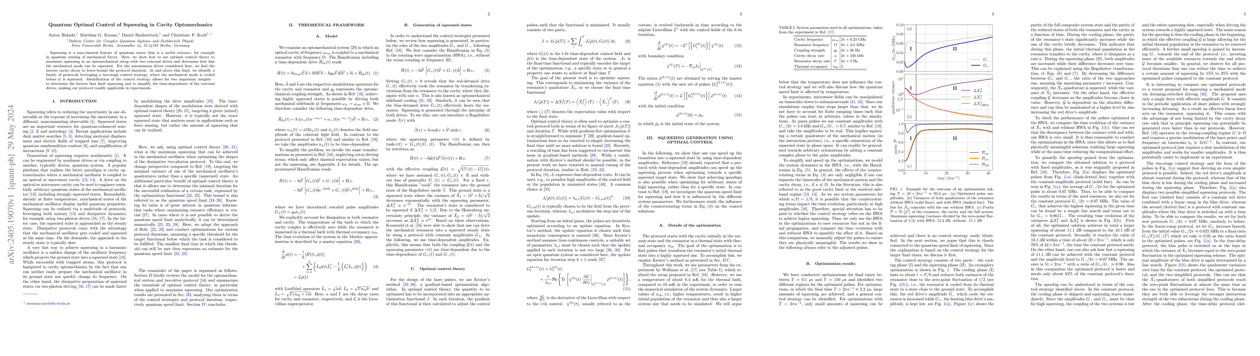 Thumbnail for Quantum Optimal Control of Squeezing in Cavity Optomechanics