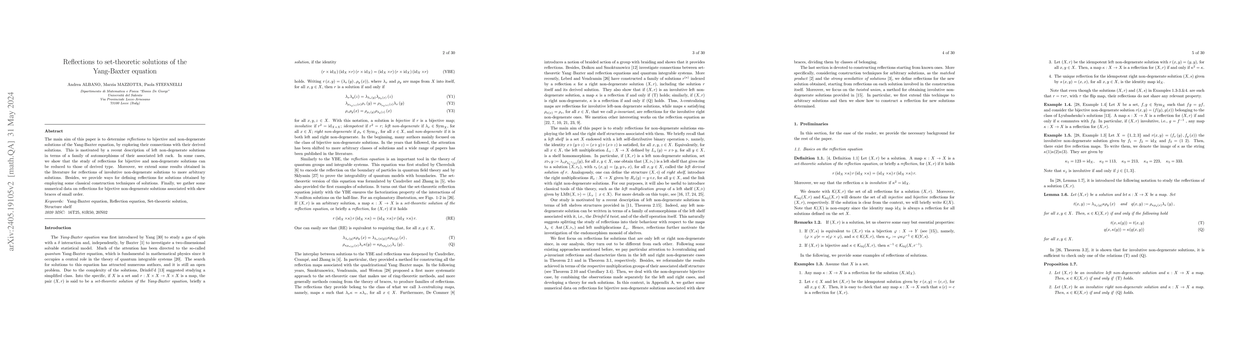 Thumbnail for Reflections to set-theoretic solutions of the Yang-Baxter equation