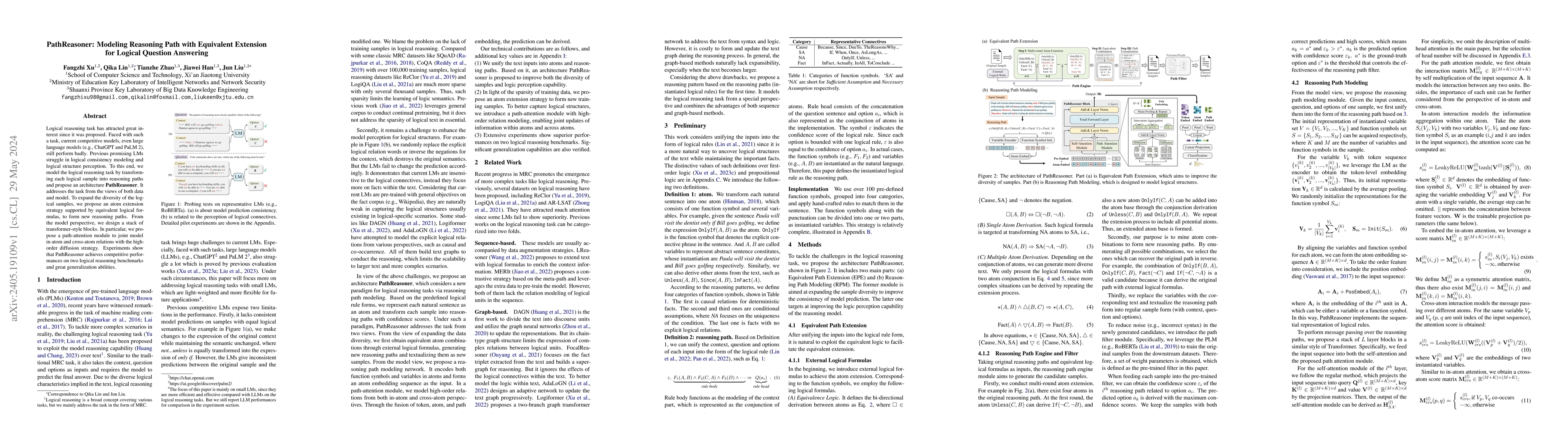 Thumbnail for PathReasoner: Modeling Reasoning Path with Equivalent Extension for
  Logical Question Answering