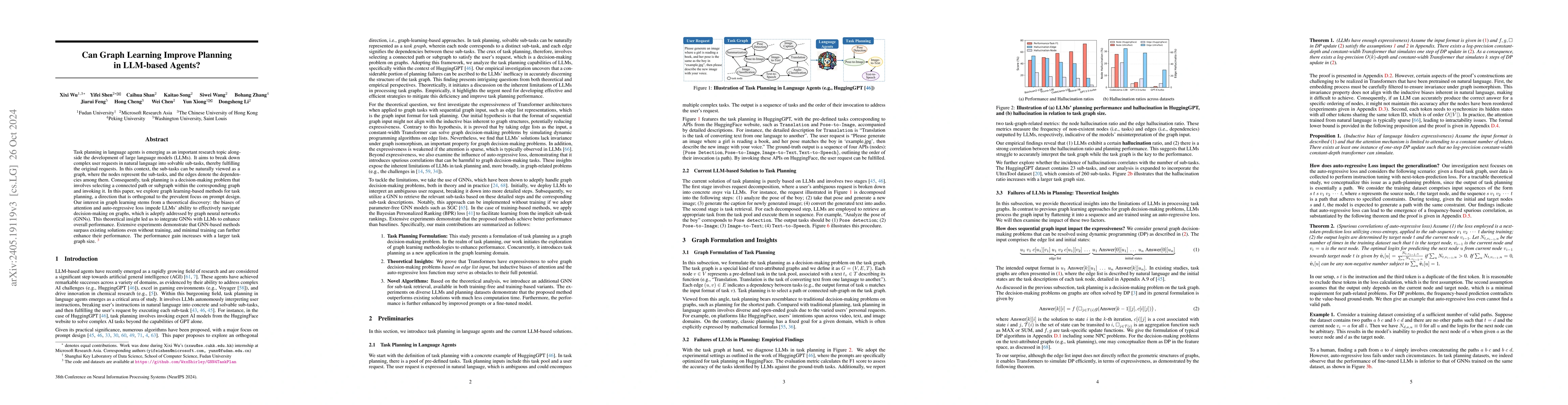 Thumbnail for Can Graph Learning Improve Task Planning?