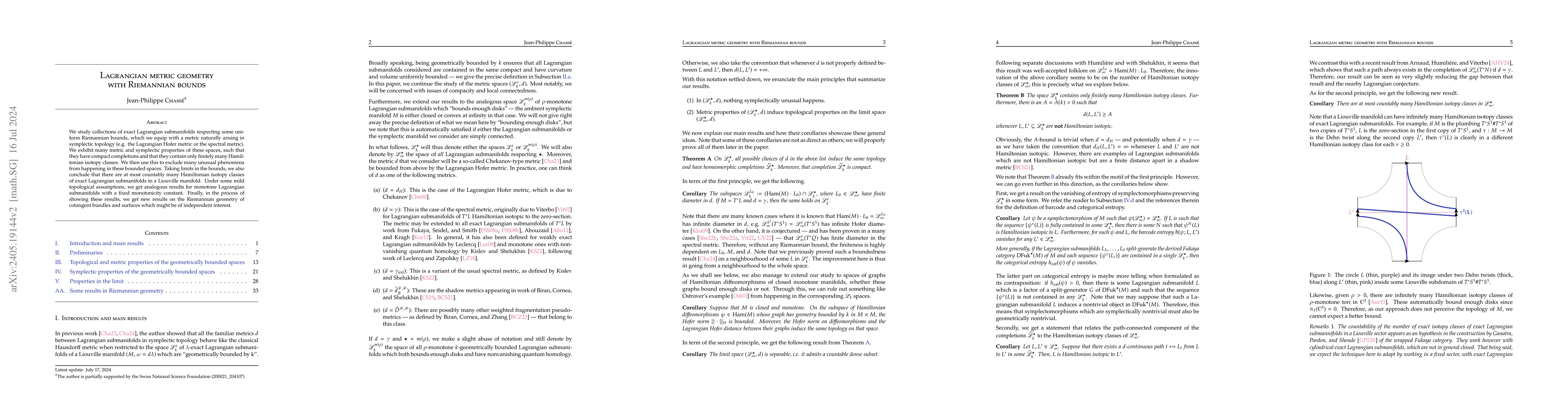 Thumbnail for Lagrangian metric geometry with Riemannian bounds