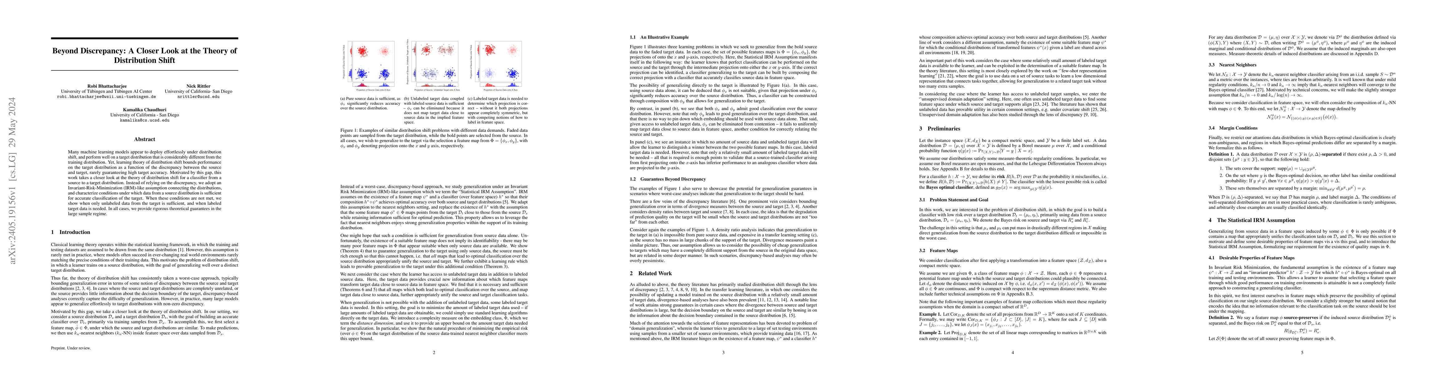 Thumbnail for Beyond Discrepancy: A Closer Look at the Theory of Distribution Shift