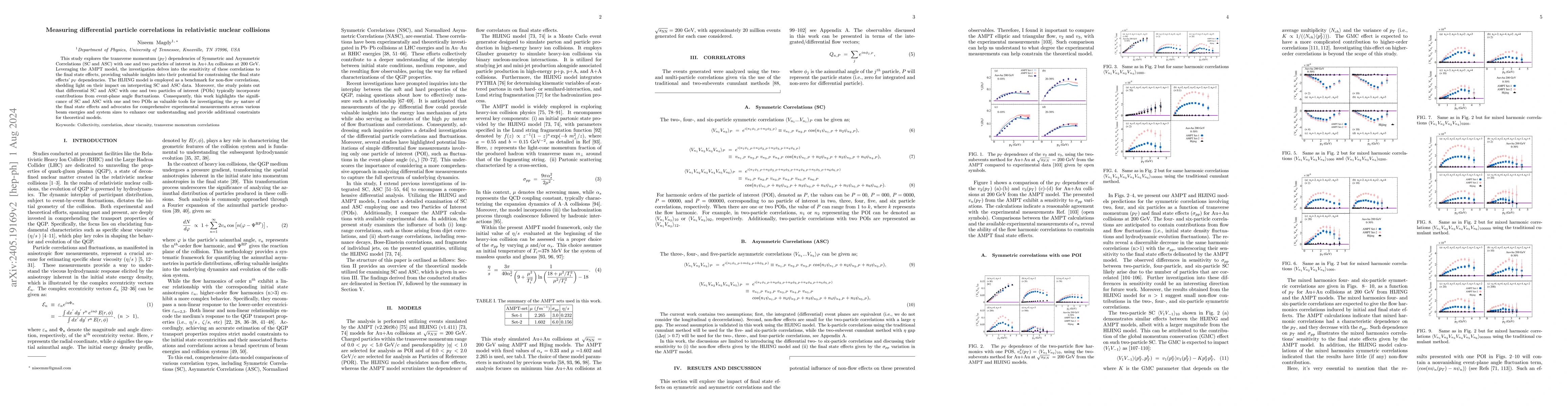 Thumbnail for Measuring differential particle correlations in relativistic nuclear
  collisions