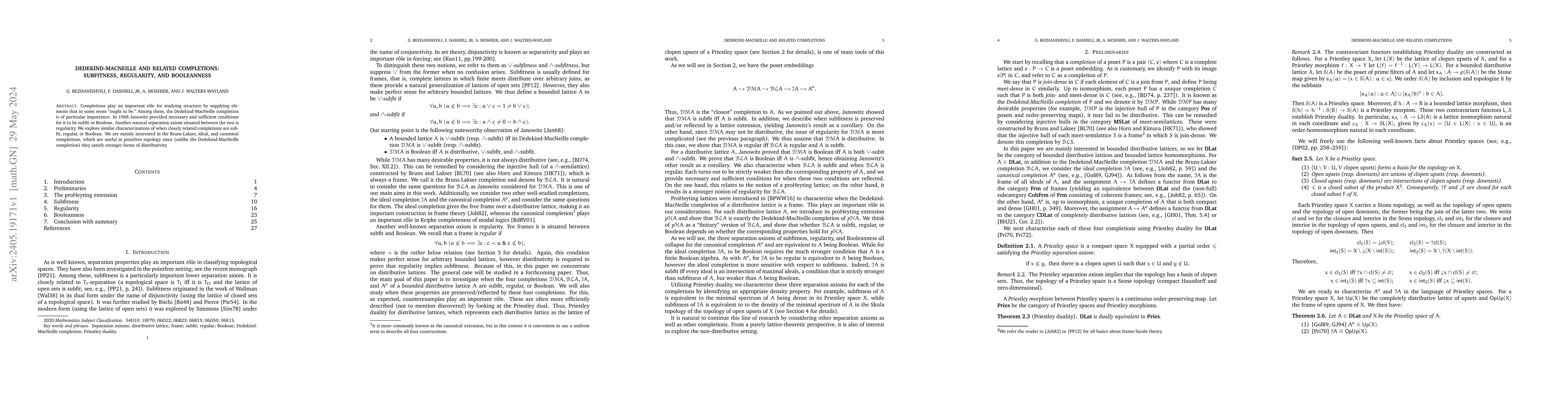 Thumbnail for Dedekind-MacNeille and related completions: subfitness, regularity, and
  Booleanness