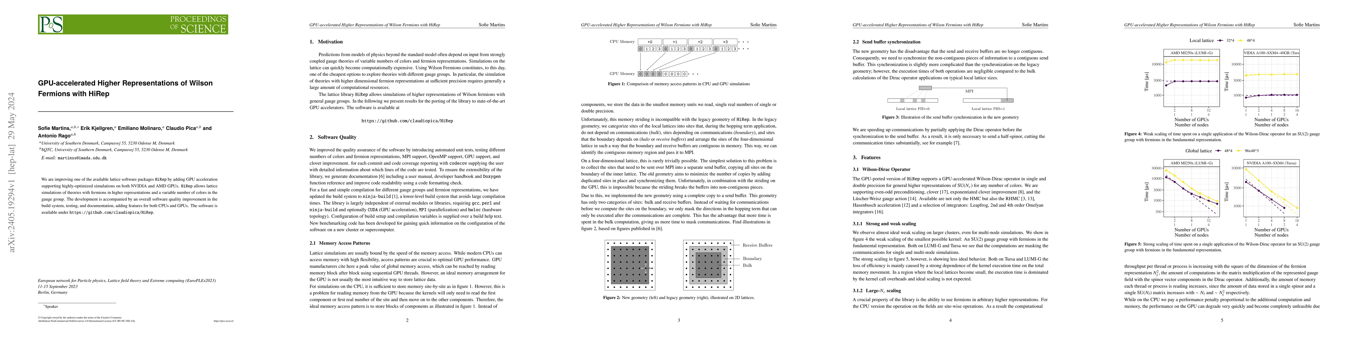 Thumbnail for GPU-accelerated Higher Representations of Wilson Fermions with HiRep