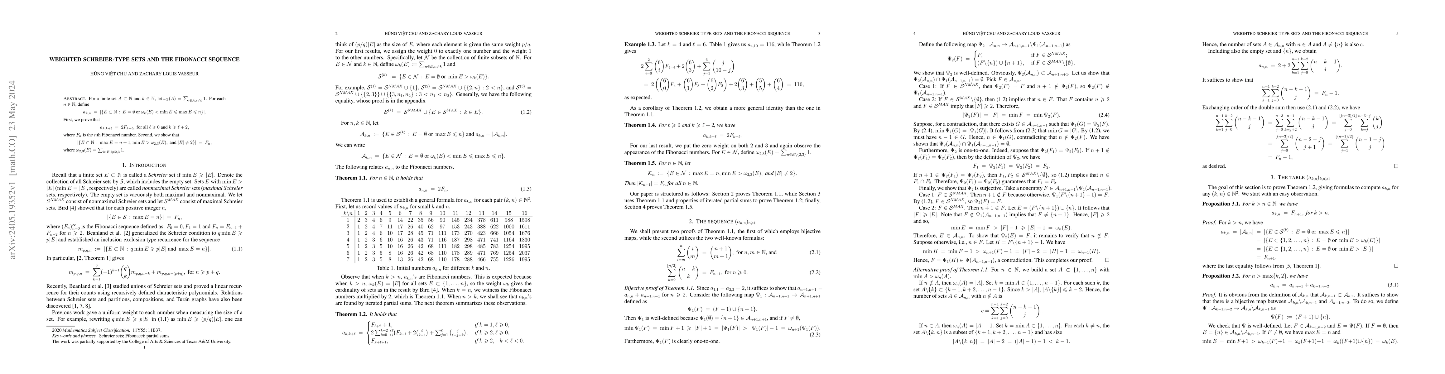 Thumbnail for Weighted Schreier-type Sets and the Fibonacci Sequence