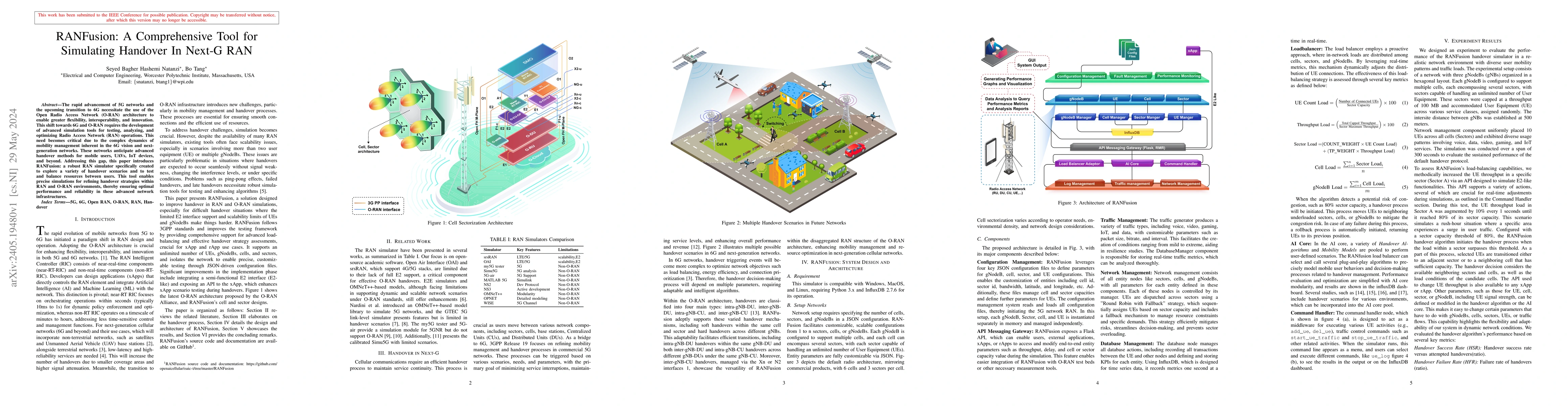 Thumbnail for RANFusion: A Comprehensive Tool for Simulating Handover In Next-G RAN