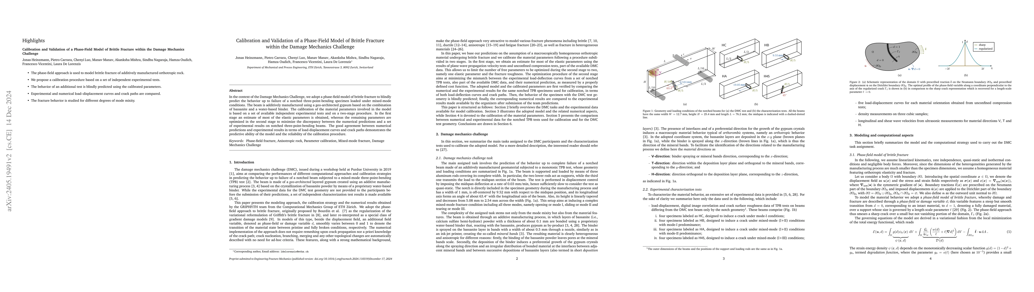 Thumbnail for Calibration and Validation of a Phase-Field Model of Brittle Fracture
  within the Damage Mechanics Challenge