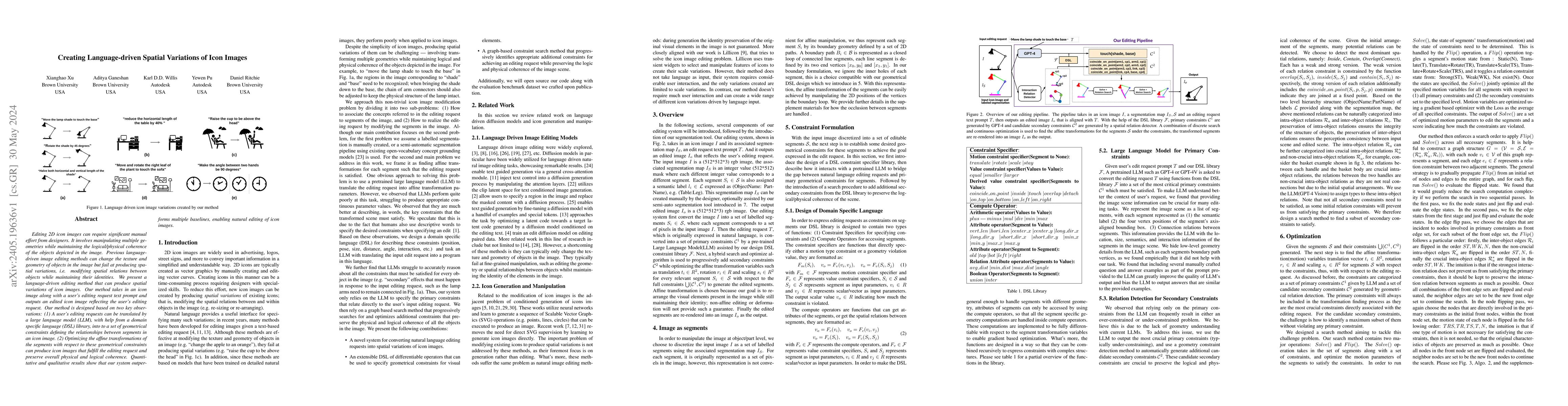 Thumbnail for Creating Language-driven Spatial Variations of Icon Images