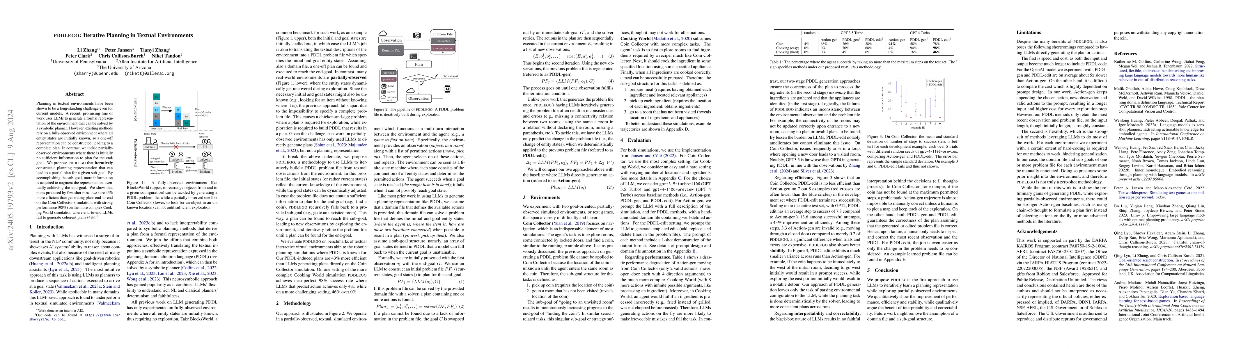 Thumbnail for PDDLEGO: Iterative Planning in Textual Environments