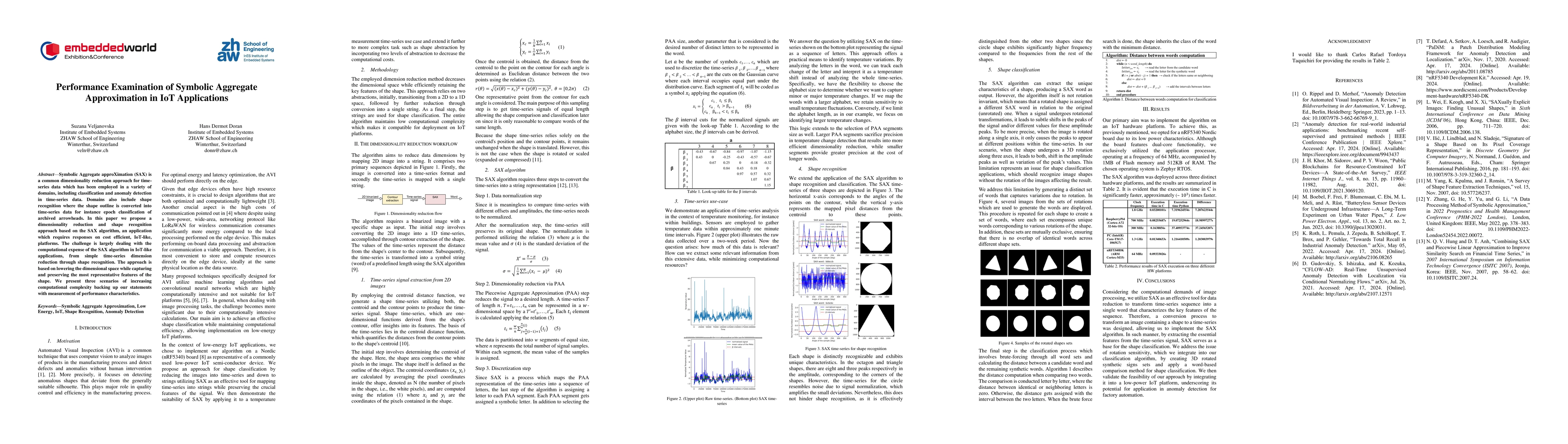 Thumbnail for Performance Examination of Symbolic Aggregate Approximation in IoT
  Applications