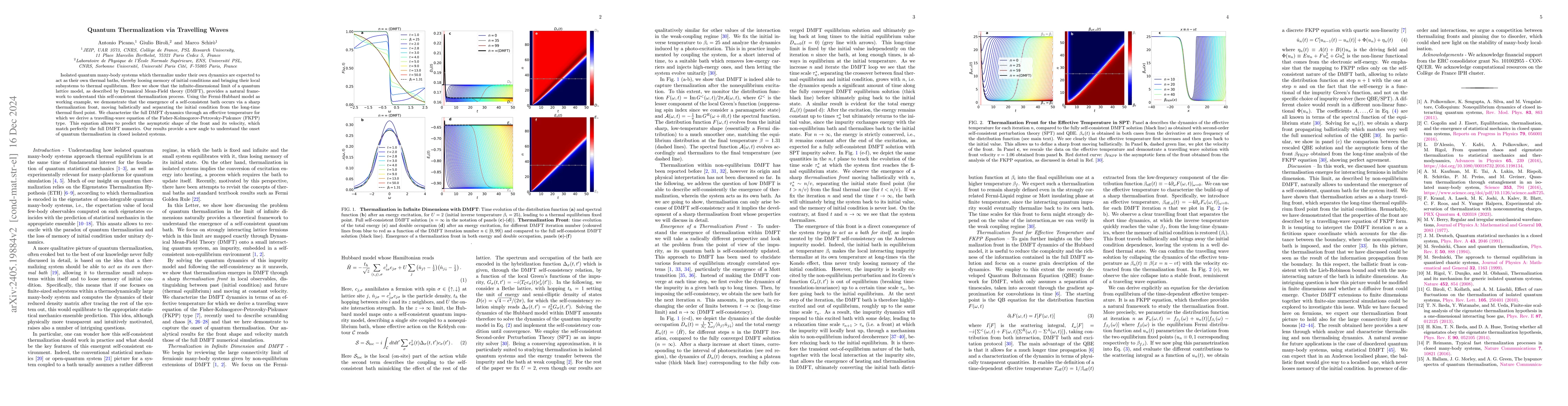 Thumbnail for Quantum Thermalization via Travelling Waves