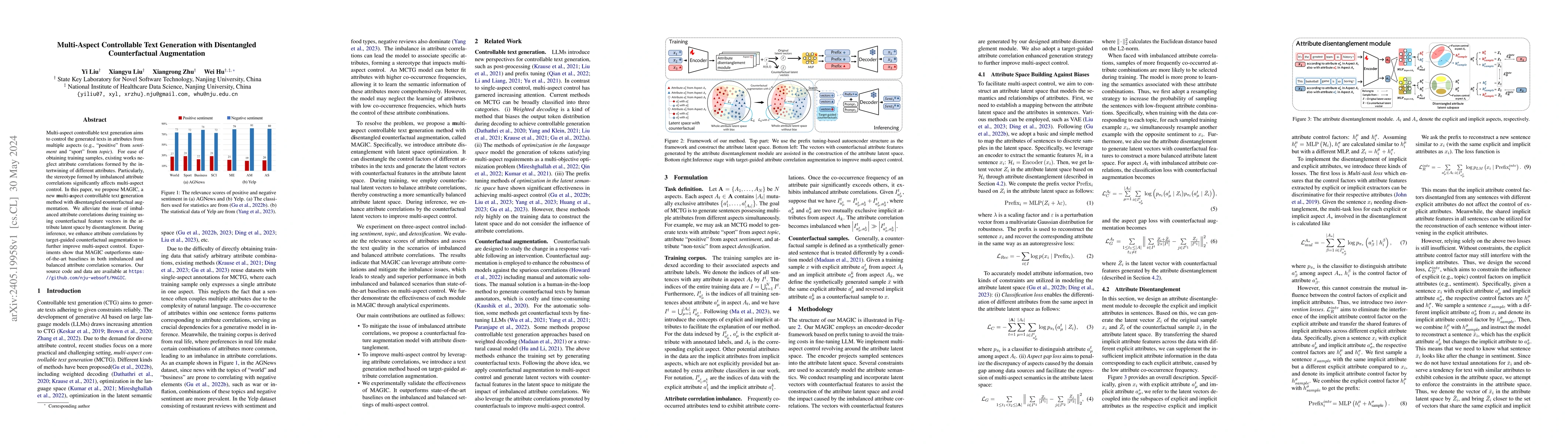 Thumbnail for Multi-Aspect Controllable Text Generation with Disentangled
  Counterfactual Augmentation