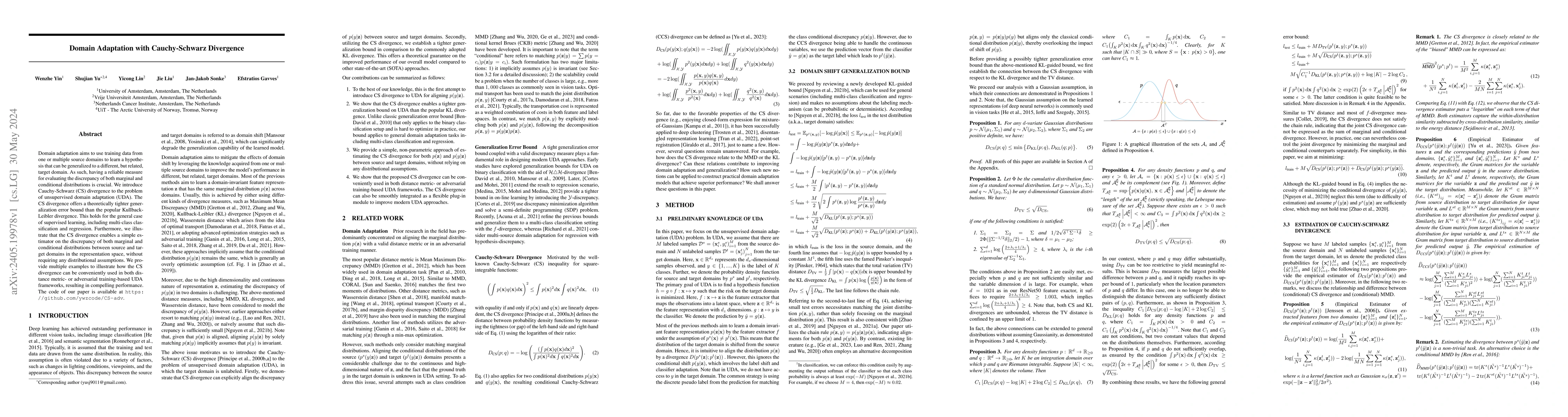 Thumbnail for Domain Adaptation with Cauchy-Schwarz Divergence