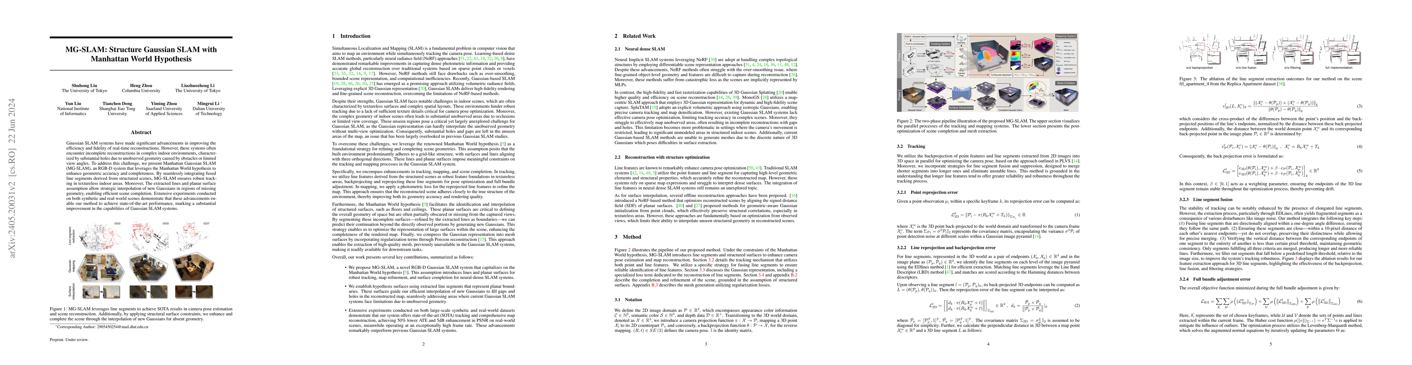 Thumbnail for Structure Gaussian SLAM with Manhattan World Hypothesis
