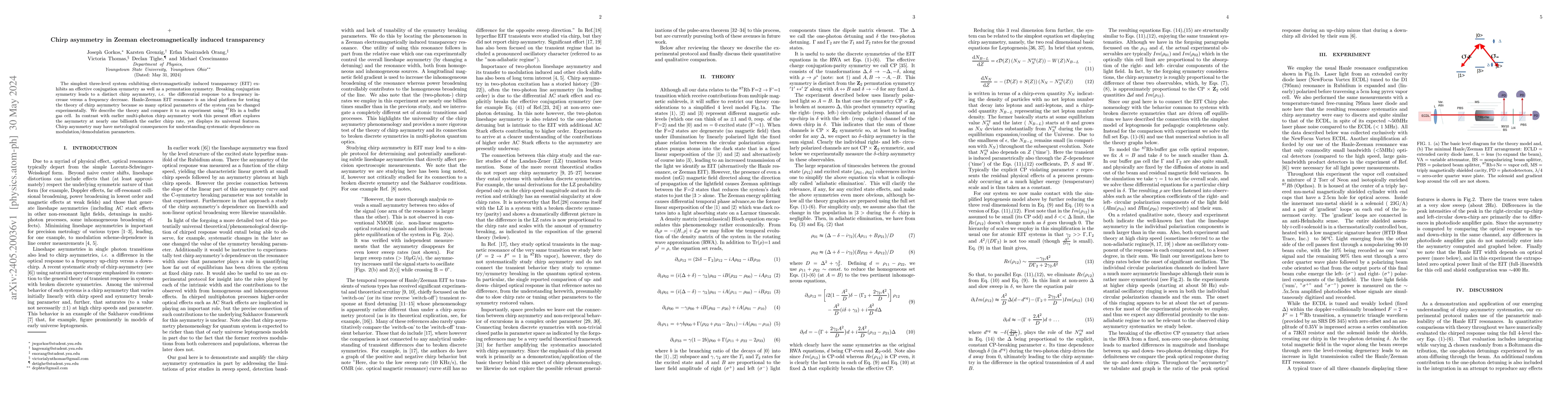 Thumbnail for Chirp asymmetry in Zeeman electromagnetically induced transparency