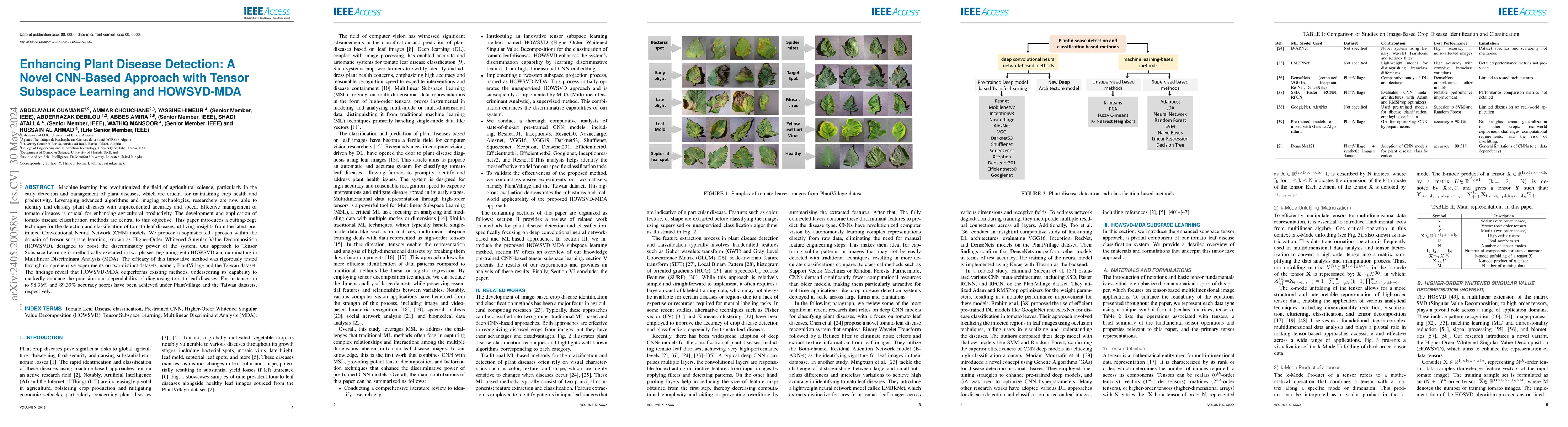 Thumbnail for Enhancing Plant Disease Detection: A Novel CNN-Based Approach with
  Tensor Subspace Learning and HOWSVD-MD