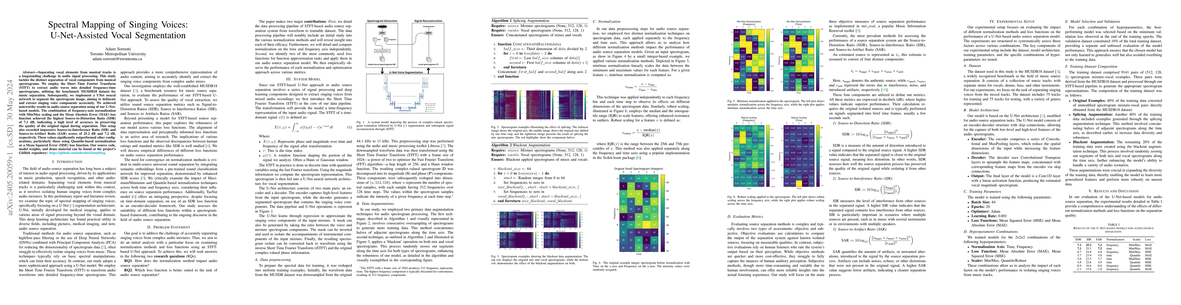 Thumbnail for Spectral Mapping of Singing Voices: U-Net-Assisted Vocal Segmentation