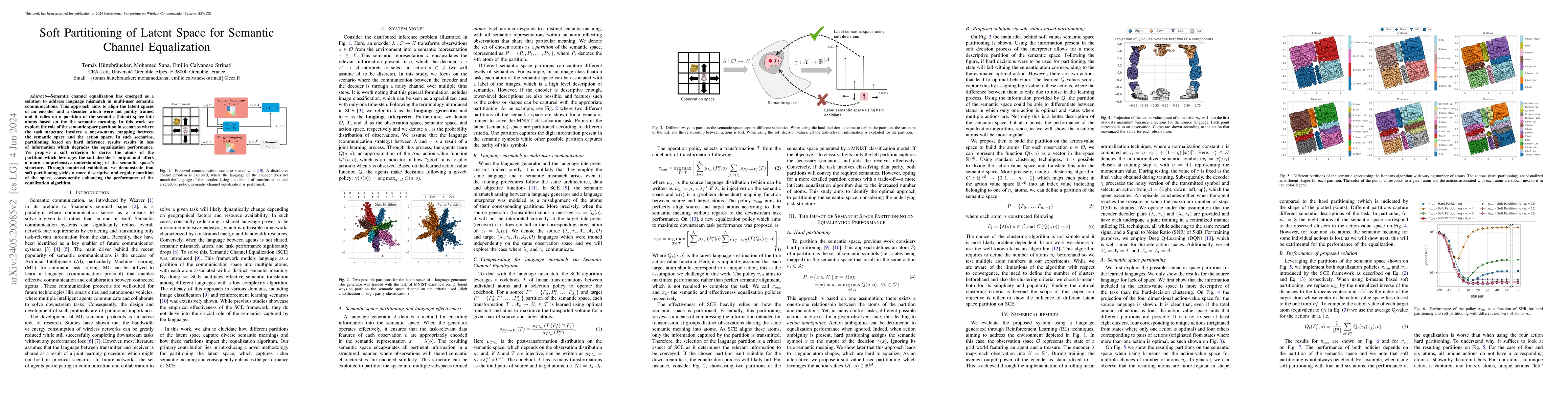 Thumbnail for Soft Partitioning of Latent Space for Semantic Channel Equalization