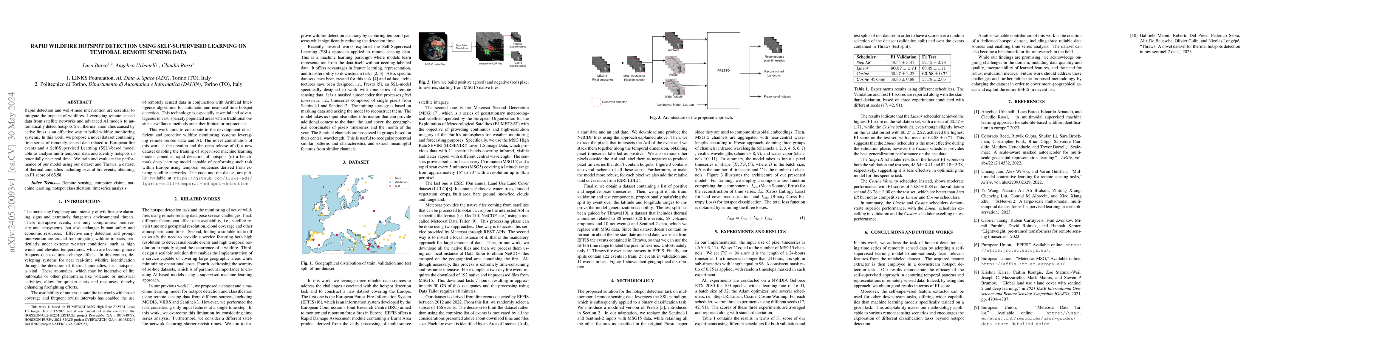 Thumbnail for Rapid Wildfire Hotspot Detection Using Self-Supervised Learning on
  Temporal Remote Sensing Data
