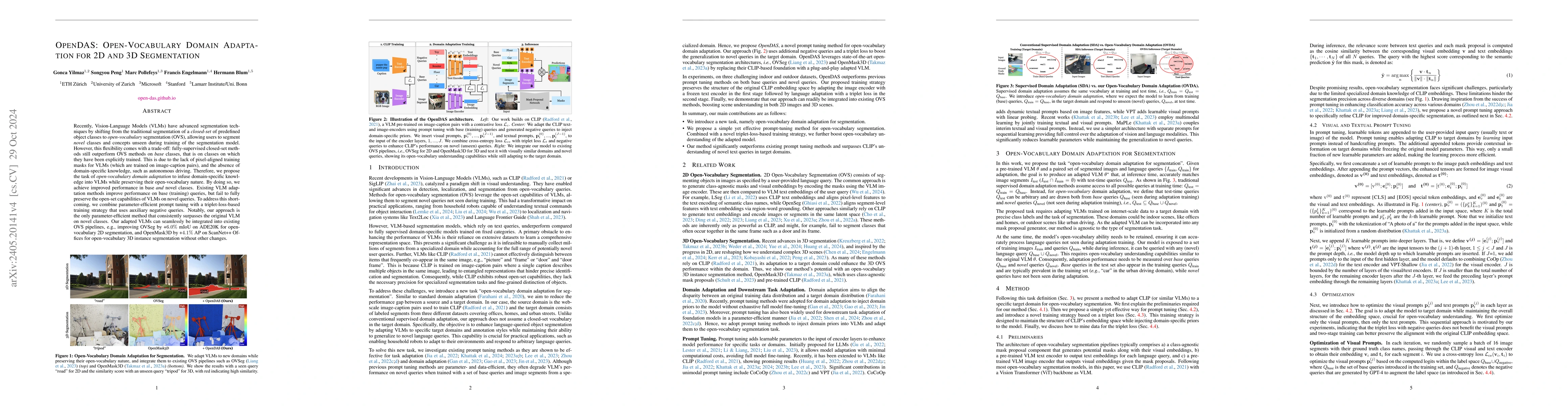 Thumbnail for OpenDAS: Domain Adaptation for Open-Vocabulary Segmentation