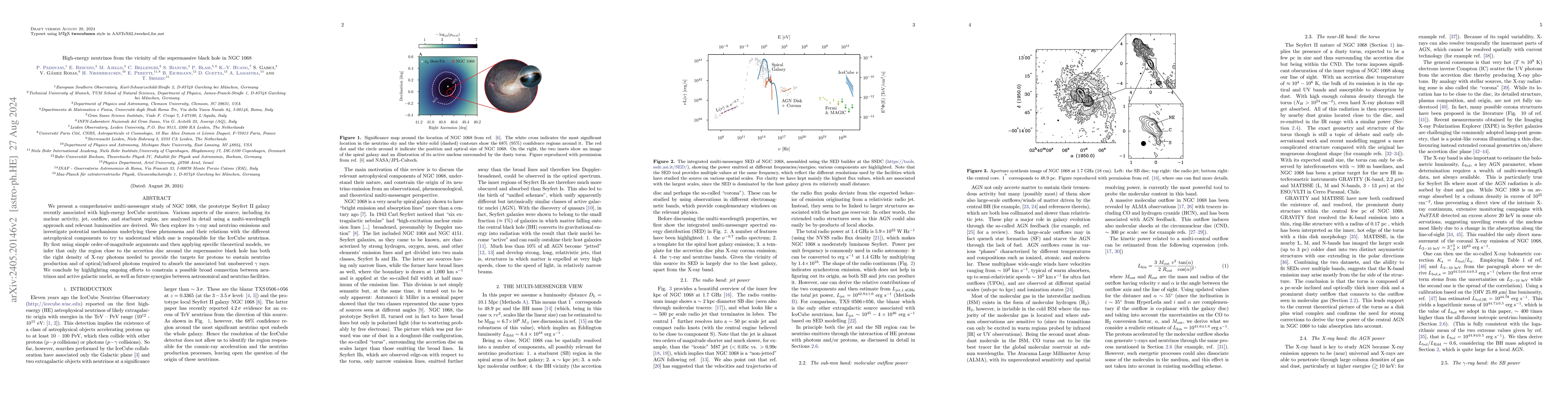 Thumbnail for Supermassive black holes and very high-energy neutrinos: the case of NGC
  1068