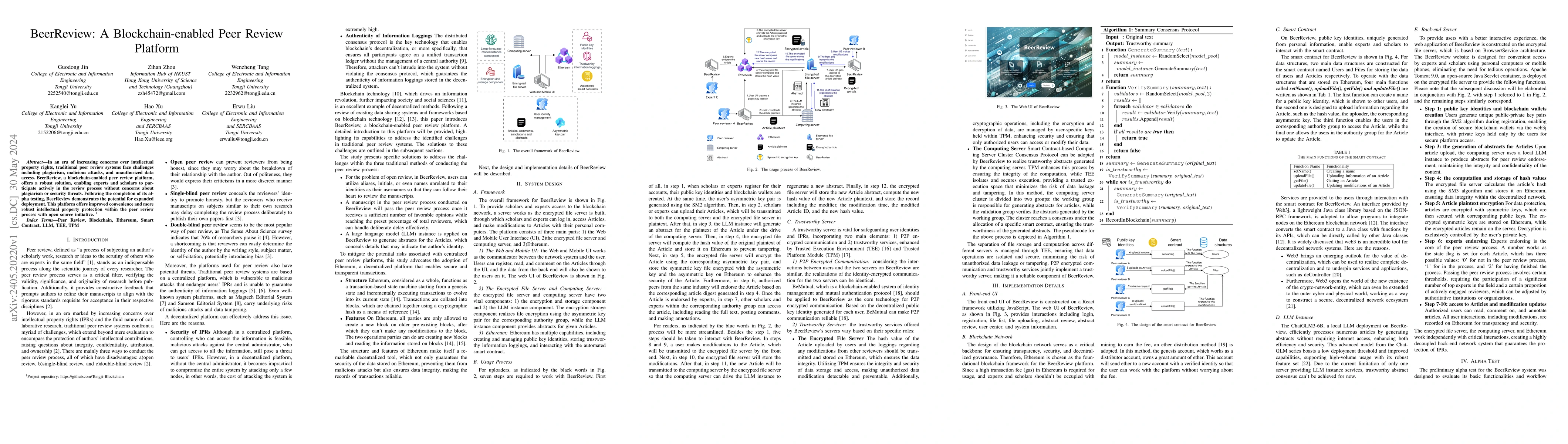Thumbnail for BeerReview: A Blockchain-enabled Peer Review Platform